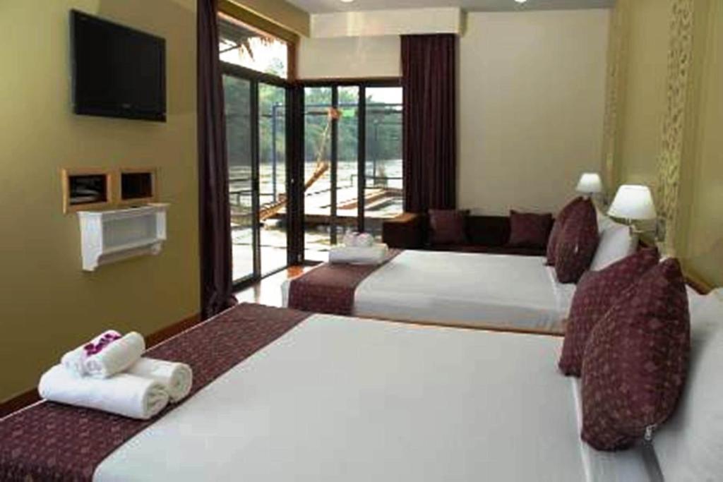 Boutique Raft Resort, River Kwai ساي يوك الغرفة الصورة