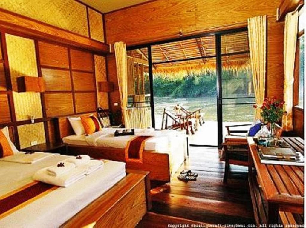 Boutique Raft Resort, River Kwai ساي يوك الغرفة الصورة